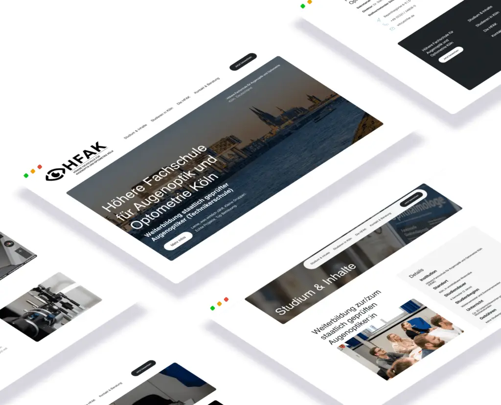Was kostet eine professionelle Website? 5 HFAK Köln Website Relaunch durch Agentur TM-Website